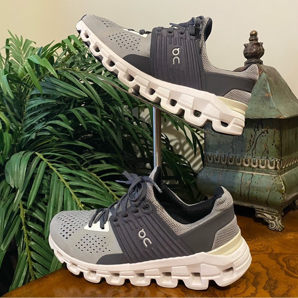 On Cloudswift Women's Running Shoe Sneaker in Alloy/Eclipse Size 8